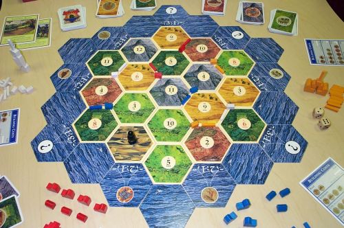 Settlers Of Catan Board. Settlers of Catan board game